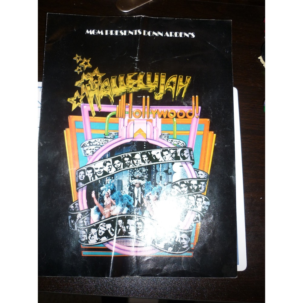 1978 MGM Grand‎ Las Vegas Hallelujah Hollywood Program Donn Arden Bob Mackie